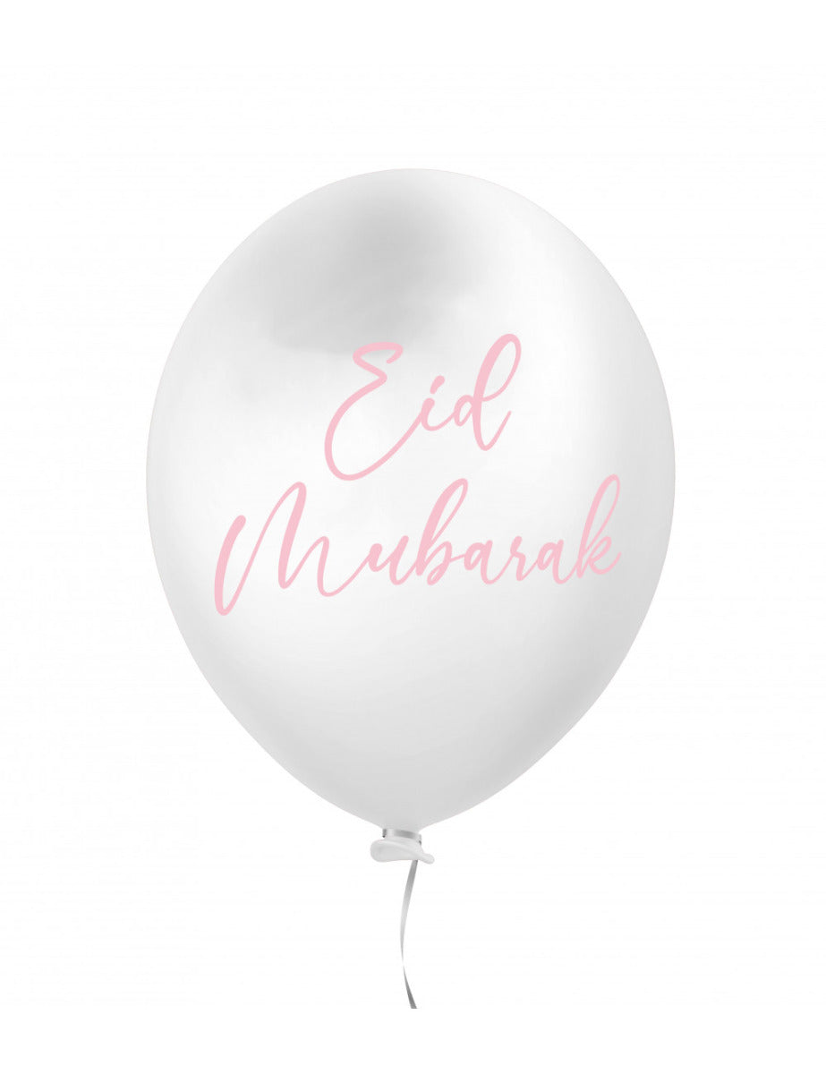 Eid Mubarak balloons rose gold 6 pcs.