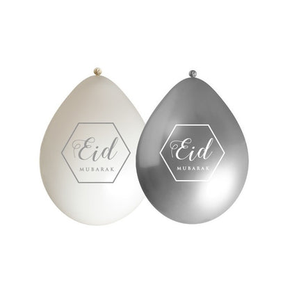 BALLON EID WEISS/SILBER