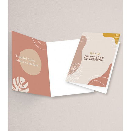Eid Mubarak Grußkarte Boho