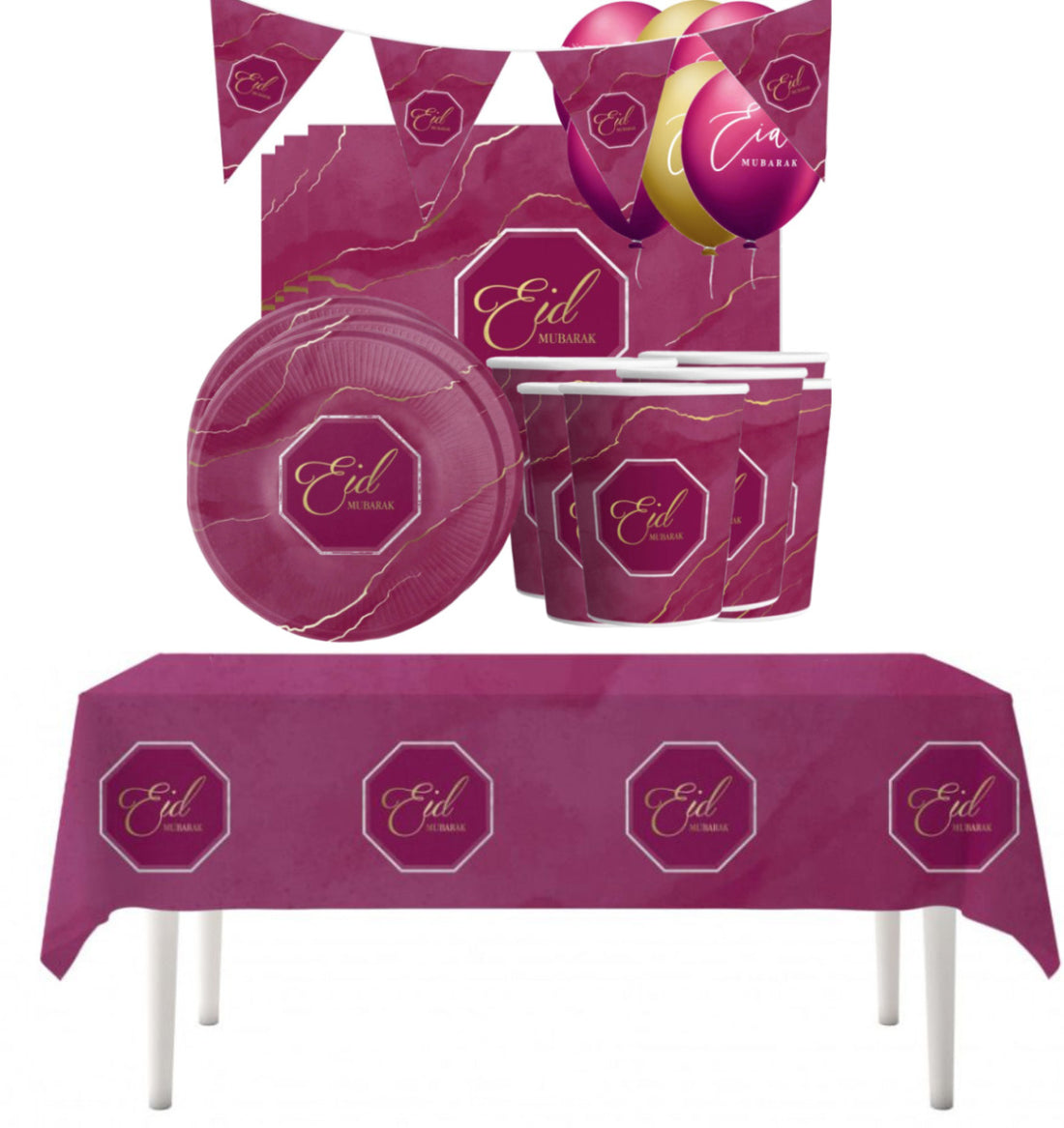 Eid Mubarak table setting