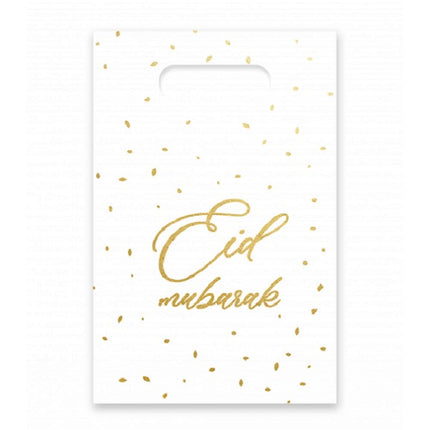 Eid Mubarak Snoepzakjes Wit-Goud
