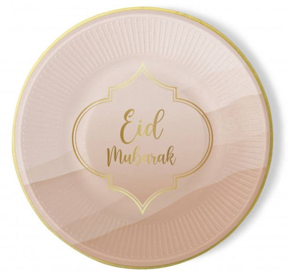 Eid Mubarak Assiettes Nude