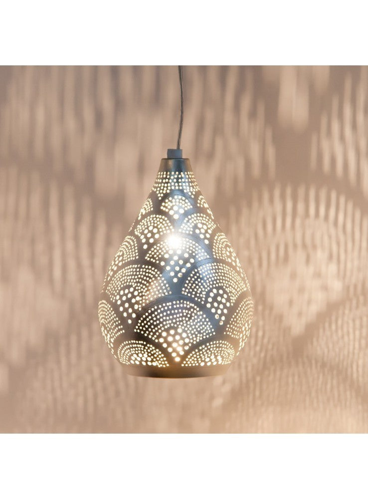 Oriental Filigree Elegance Mini Fan Silver