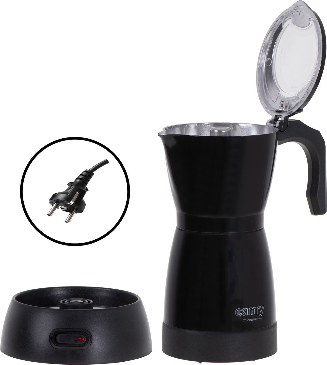 Cafetière électrique Moka - 300 ml - pour 6 tasses