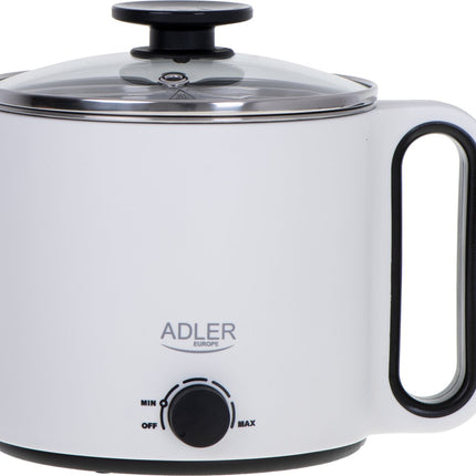 Adler AD-6417 - Elektrische pan - 5 in 1 - wit - 1.9 liter