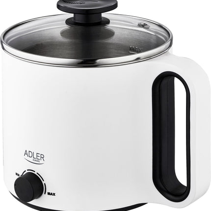 Adler AD-6417 - Elektrische pan - 5 in 1 - wit - 1.9 liter