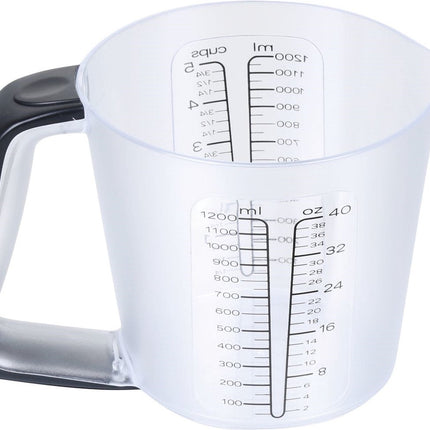 Elektronische keukenweegschaal met maatbeker van 1g tot 5kg 1,2L - Schaalverdeling - G/Oz/Ml