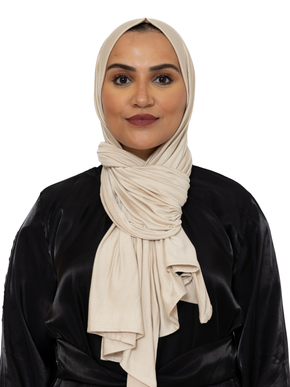 Katoenen stretch sjaal – hoofddoek van katoen, niet doorschijnend, 170 x 60 cm – foto 17