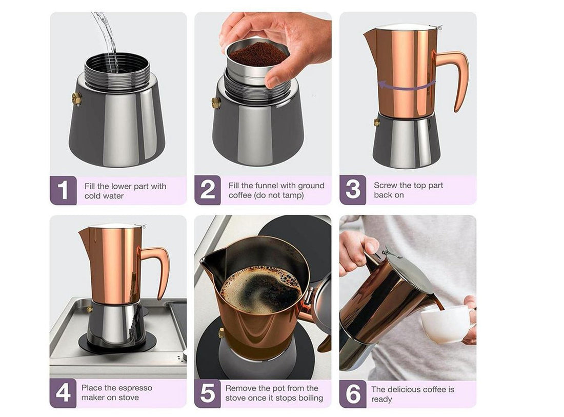 Espresso Coffee Maker - Espresso Pot Percolator