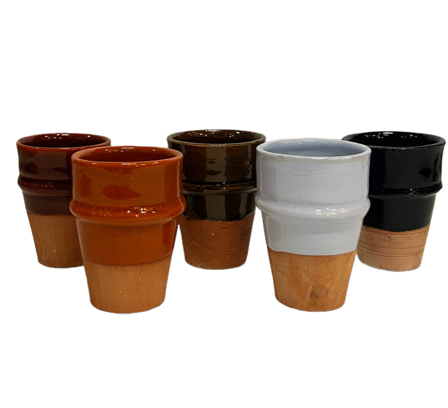 Tasses à expresso marocaines semi-émaillées 70 ml