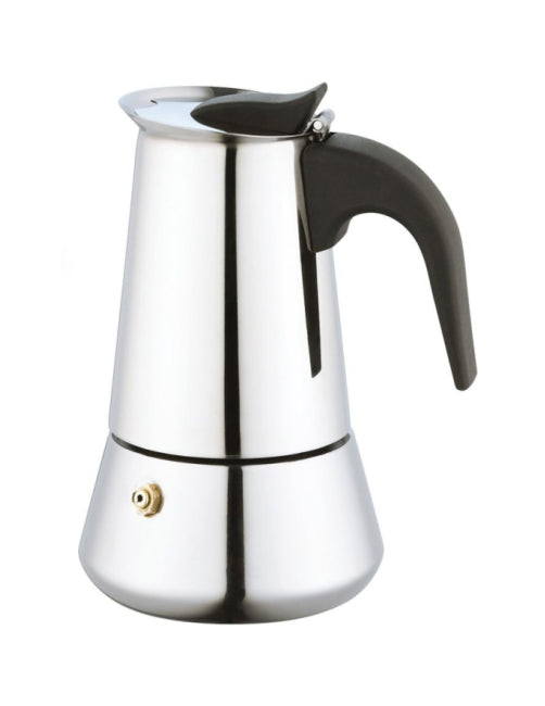 Espressokocher 9 Tassen – Kaffeemaschine Espresso 9 Tassen Edelstahl