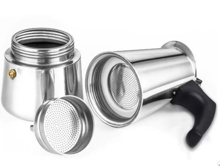 Hakal Line percolator van RVS – espressomaker, ook voor inductie – foto 3