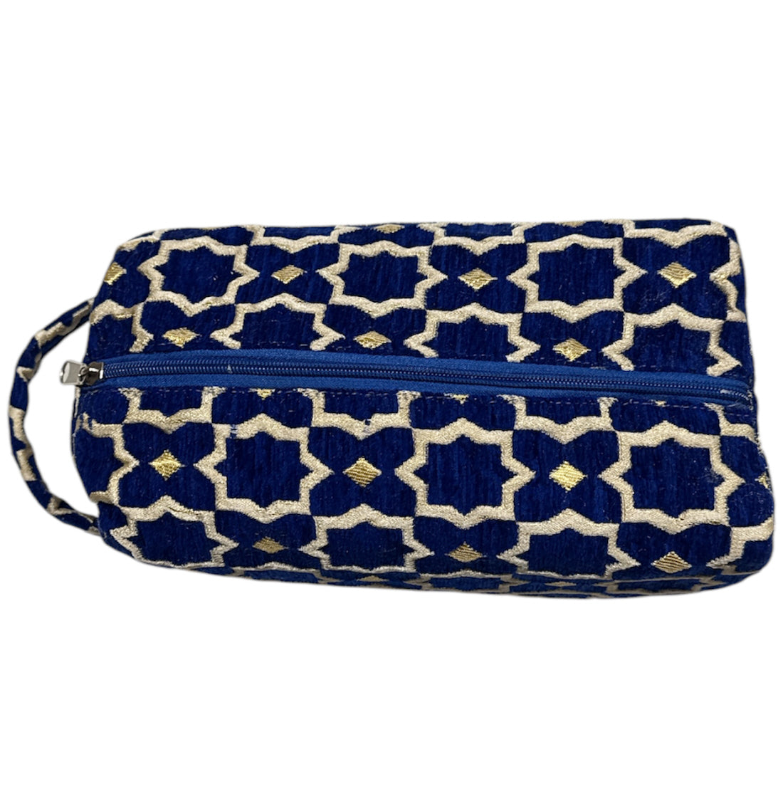 Marokkaanse zellige pouch – handgemaakte toilettas met zellige-patroon – foto 5