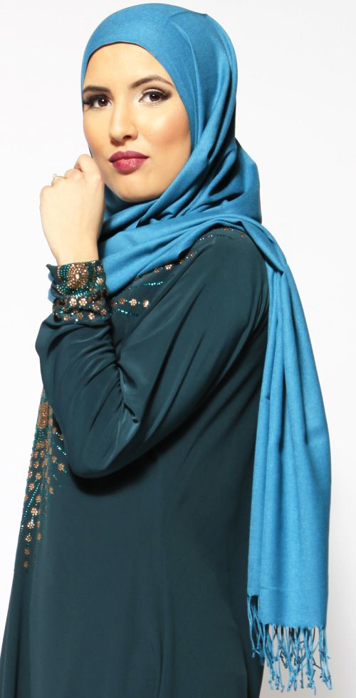 Softel pashmina sjaal – zachte hoofddoek, 70 x 170 cm, in veel kleuren – foto 2
