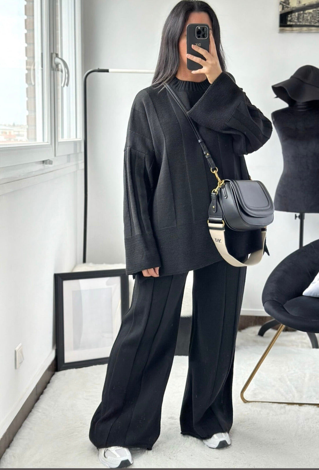 Nina Twinset – Ensemble Confortable Oversize – Taille Unique