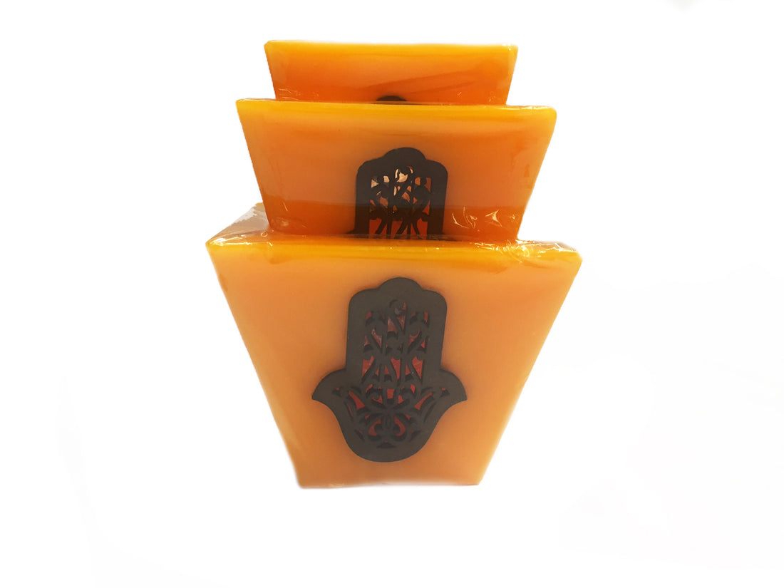Hamsa hand candle holder