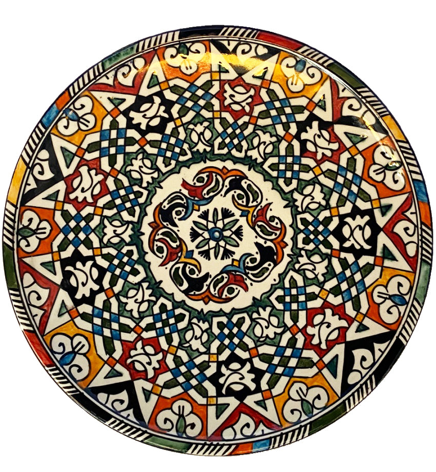 Earthenware bowl Fes Ø35