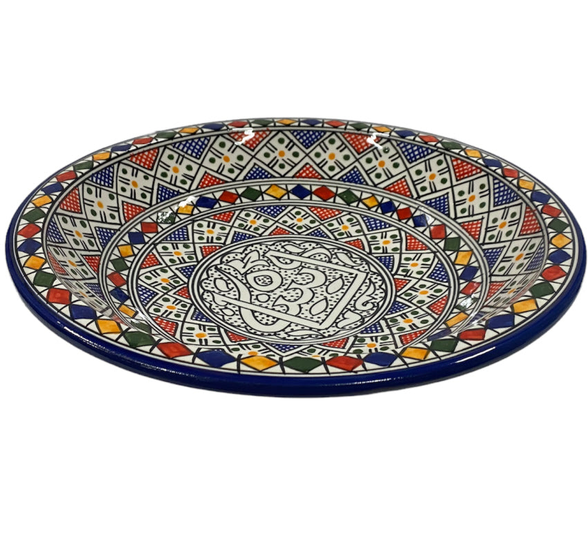 Moroccan Fes ceramic bowl deep Ø35