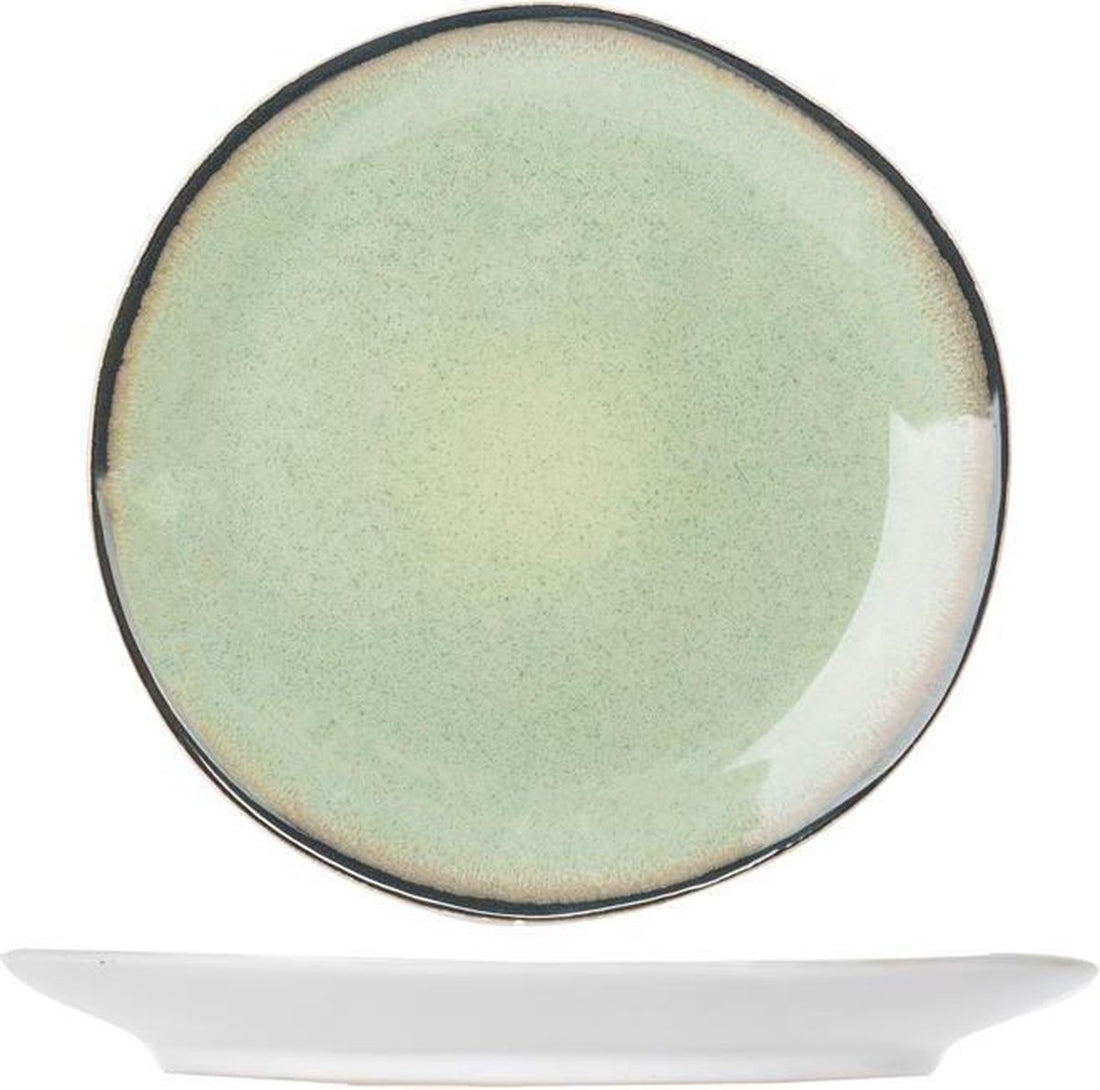 FEZ GREEN DESSERT PLATE D22.5CM