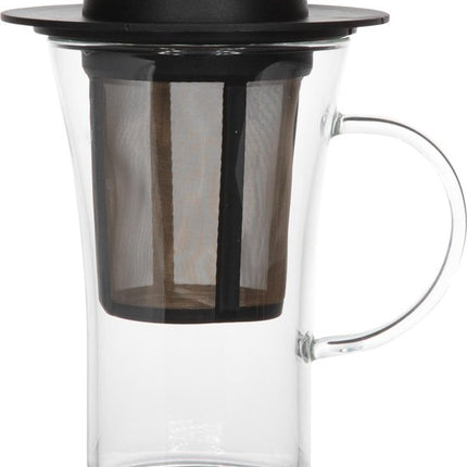 Teeglas mit Filter und Deckel 280 ml