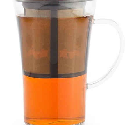 Teeglas mit Filter und Deckel 280 ml