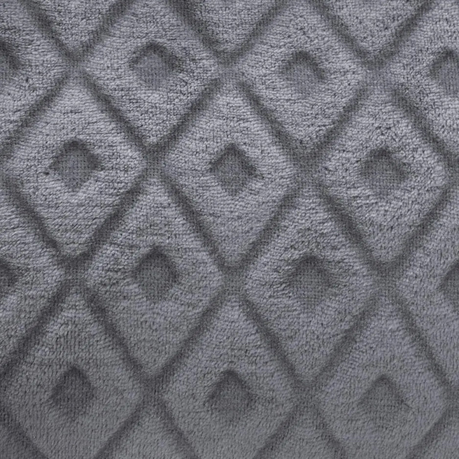 Plaid gris foncé à motif écossais – 180×230 XL