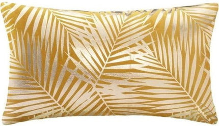 Kissen Tropic Samt – 30 x 50 cm – Ocker