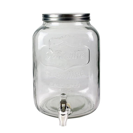 Glazen drank – limonade sap dispenser met kraan - 8 liter