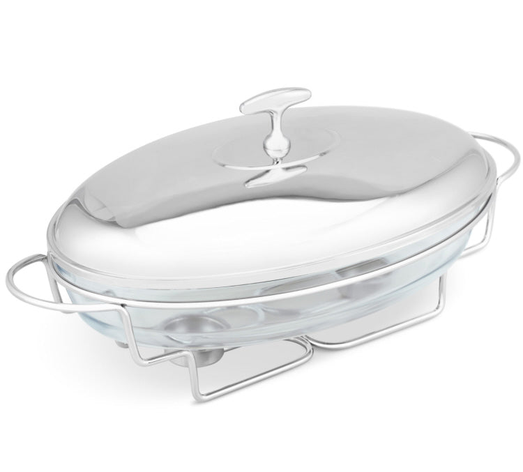 Chafing dish ovale - chauffe-plat 3.2L