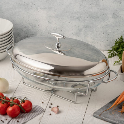 Chafing Dish oval – Speisenwärmer 3.2L