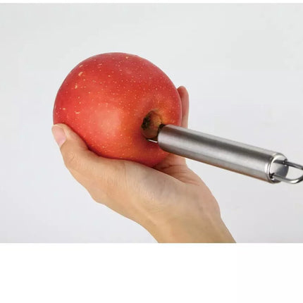 Kinghoff Kerngehäuseentferner - Edelstahl, Äpfel, Birnen, Tomaten - Einfaches und hygienisches Küchenwerkzeug - Kernausstecher