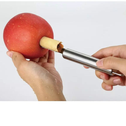 Kinghoff Kerngehäuseentferner - Edelstahl, Äpfel, Birnen, Tomaten - Einfaches und hygienisches Küchenwerkzeug - Kernausstecher