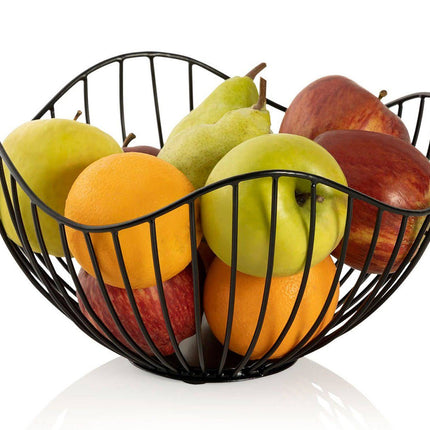 Zwarte Metalen  Fruitkom - Fruitschaal