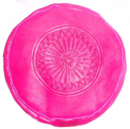 Moroccan Pouf Fuchsia