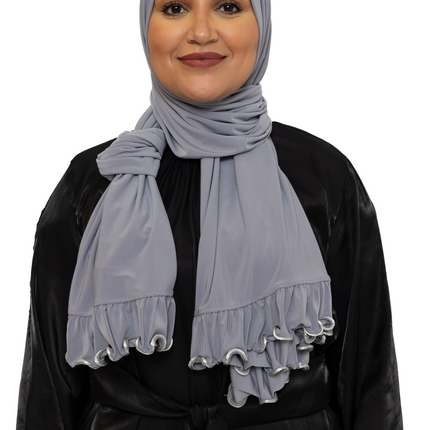 Rüschen-Premium-Jersey-Schal