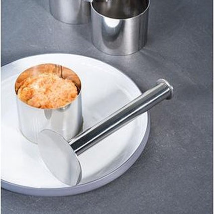 Cosy&Trendy Garnierring - Rund Mit Food Stamp - Ø 7 cm - 4er-Set