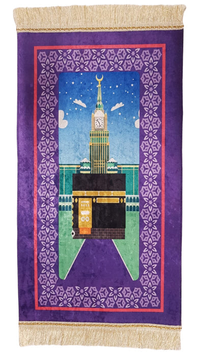 Gebedskleed kaaba 90 x 50 cm