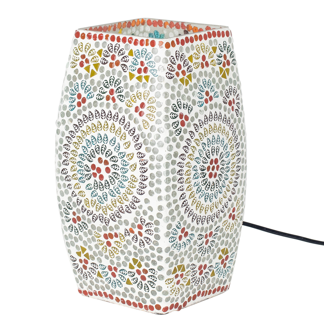 Crackle Mosaic Lamp 17x17x31 cm