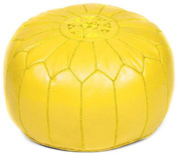 Marokkanischer Pouf Gelb