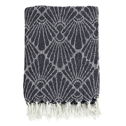 Geometrische plaid Marineblauw