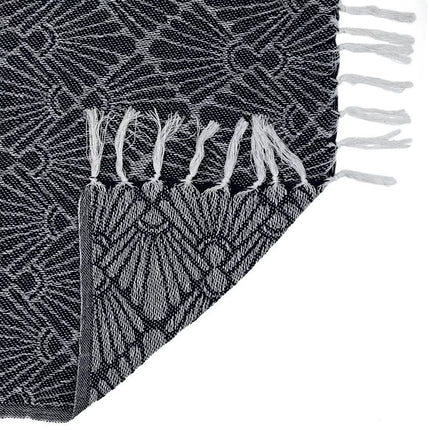 Geometrische plaid Marineblauw