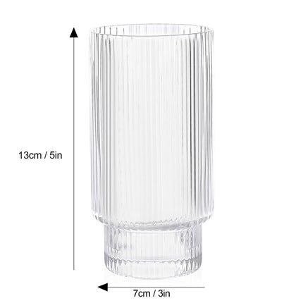 Ripple Longdrinkgläser - 6-teiliges Set - 295 ml - Stapelbar
