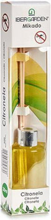 Duftstäbchen Citronella 30 ml 25 cm Glas/Holz Gelb