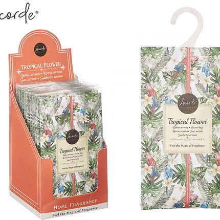 Duftsäckchen - Kleiderschrank - Lufterfrischer - Toilette - Staubsauger - Tropisches Rot - 1 Stück