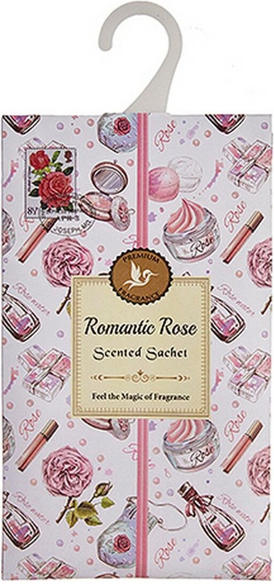 Scented sachets - Wardrobe - Air freshener - Toilet - Vacuum cleaner - Pink flowers - 1 piece