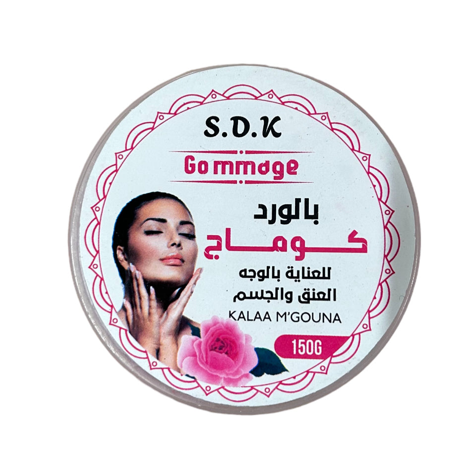 Gommage à la rose marocaine