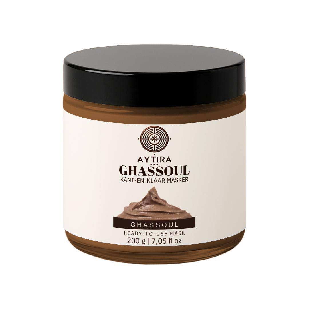 Aytira ghassoul masker kant-en-klaar – Marokkaanse ghassoulklei, 200 g – foto 2