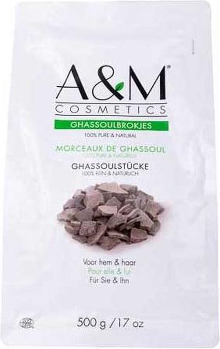 Ghassoul marocain - Morceaux de Rhassoul - 500 grammes