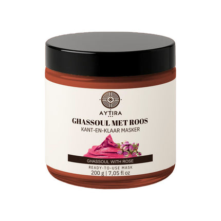 AYTiRA Ghassoul mit Rose – gebrauchsfertig 200 g