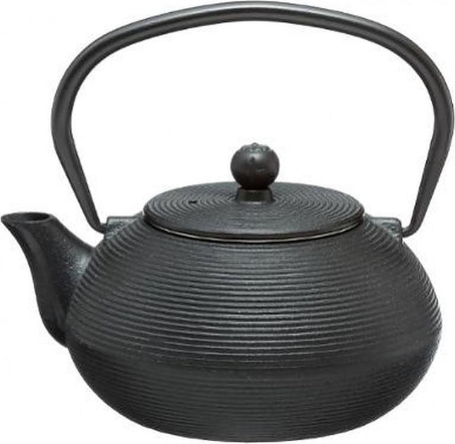 Gietijzeren theepot - Traditioneel Japans - Zwart